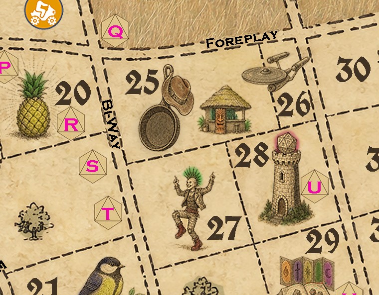 Map detail — Here be Llamas